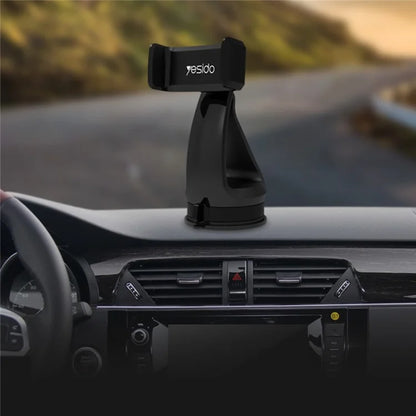 YESIDO C1 Extendable Car Windshield 360 Degree Rotatable Phone Holder Universal Sucker Mount Stand