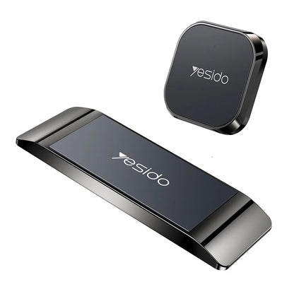 YESIDO C152 2Pcs / Set Magnetic Car Phone Holder Stand Aluminum Alloy GPS Car Mount