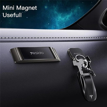 YESIDO C152 2Pcs / Set Magnetic Car Phone Holder Stand Aluminum Alloy GPS Car Mount