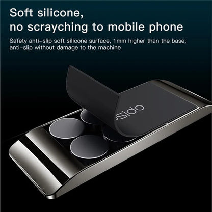 YESIDO C152 2Pcs / Set Magnetic Car Phone Holder Stand Aluminum Alloy GPS Car Mount