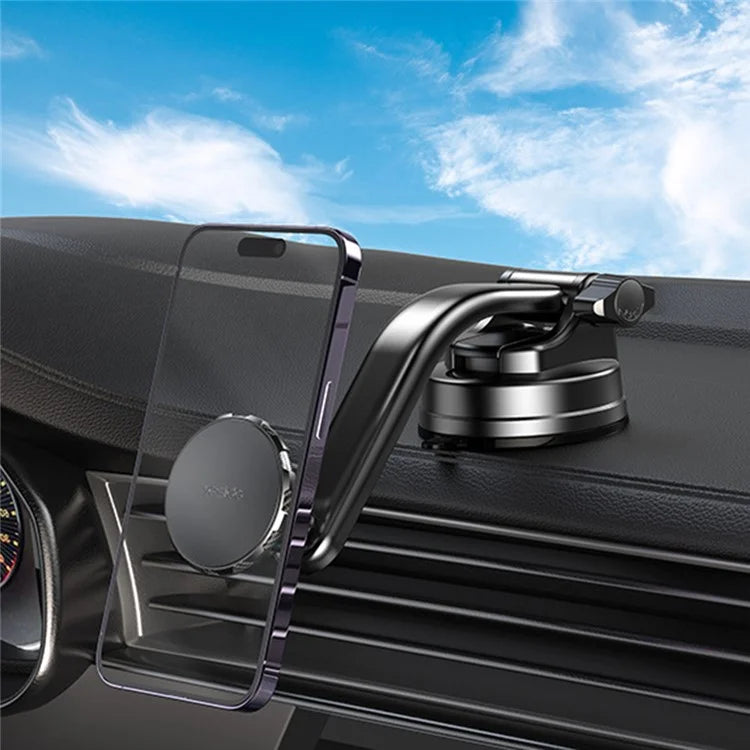 YESIDO C159 Car Air Vent Clip / Suction Cup Mount Magnetic Mobile Phone Holder Bracket