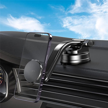 YESIDO C159 Car Air Vent Clip / Suction Cup Mount Magnetic Mobile Phone Holder Bracket