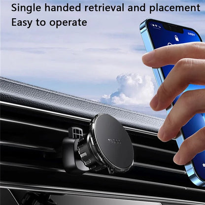 YESIDO C160 360 Degree Rotation Car Sucker Mount Magnetic Mobile Phone Holder with Air Vent Clip