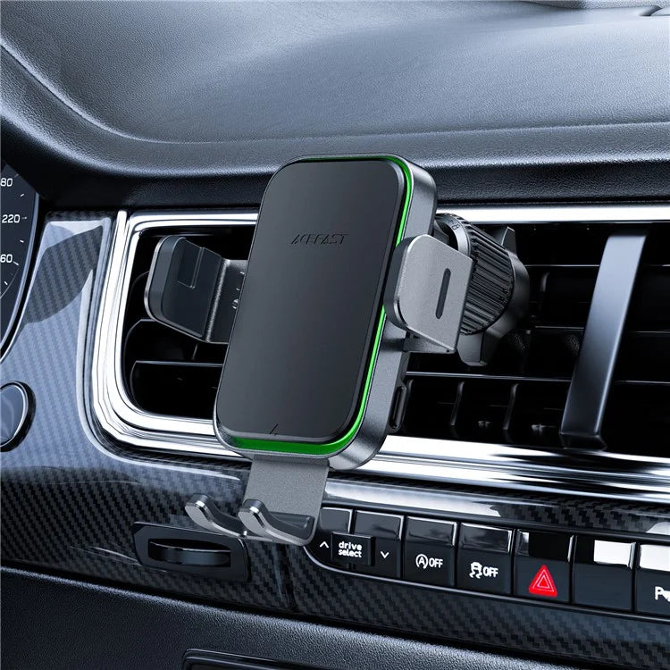 ACEFAST D17 Car Air Outlet Mount Mobile Phone Holder Bracket with 15W Wireless Charger