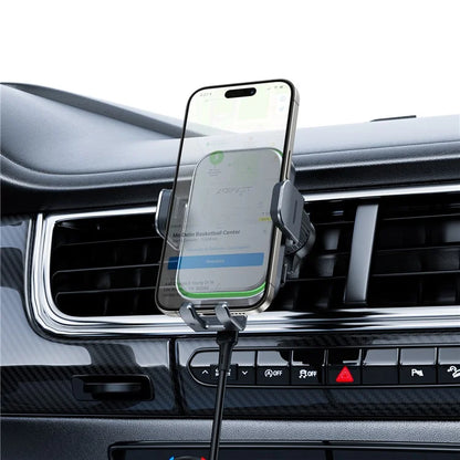 ACEFAST D17 Car Air Outlet Mount Mobile Phone Holder Bracket with 15W Wireless Charger