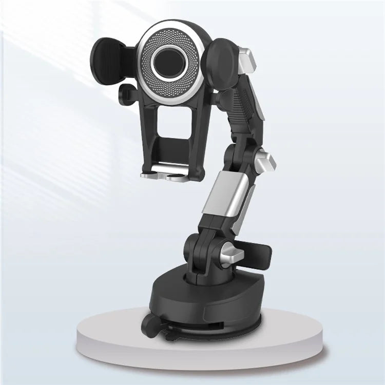 360-Degree Rotating Truck Phone Holder Dashboard Windshield Car Phone Mount with Parking Number Plate