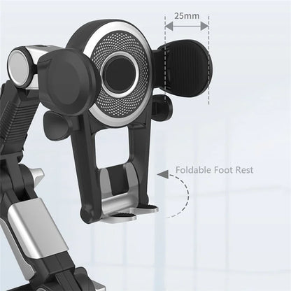 360-Degree Rotating Truck Phone Holder Dashboard Windshield Car Phone Mount with Parking Number Plate