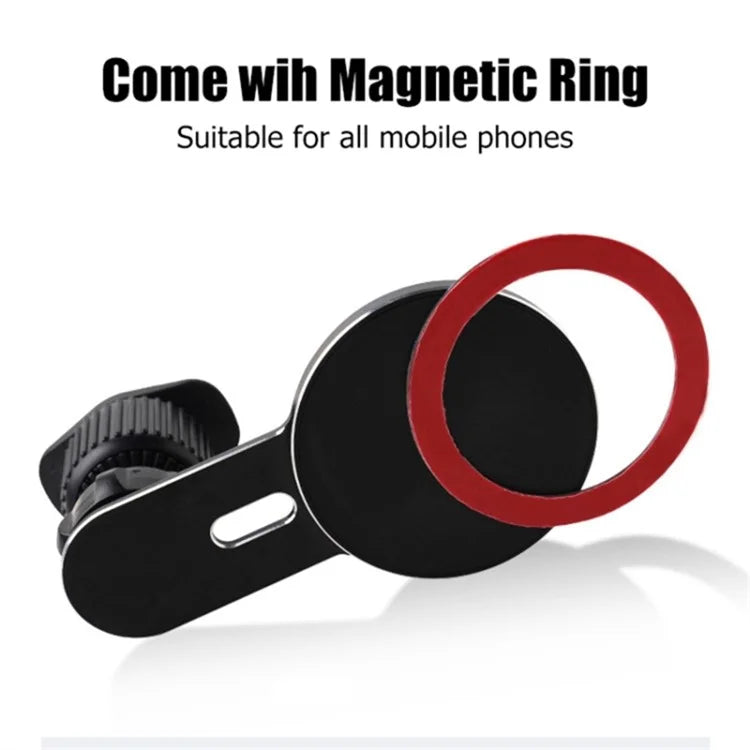 360 Degree Rotation Magnetic Adsorption Car Air Outlet Clip Mobile Phone Holder