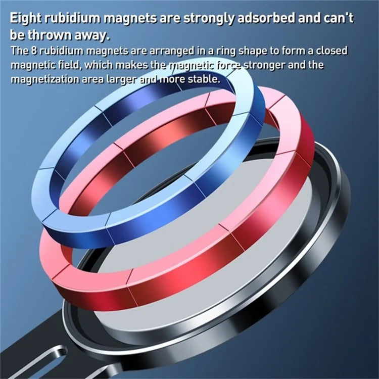 360 Degree Rotation Magnetic Adsorption Car Air Outlet Clip Mobile Phone Holder