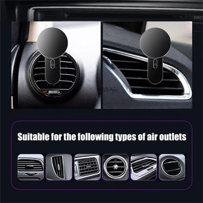 360 Degree Rotation Magnetic Adsorption Car Air Outlet Clip Mobile Phone Holder
