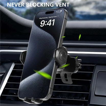 NS1107 Car Air Outlet Clip Mount 360 Degree Rotation Mobile Phone Holder Bracket
