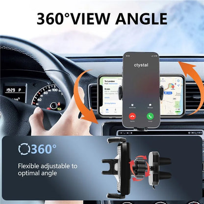 NS1107 Car Air Outlet Clip Mount 360 Degree Rotation Mobile Phone Holder Bracket