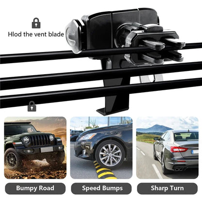 NS1107 Car Air Outlet Clip Mount 360 Degree Rotation Mobile Phone Holder Bracket