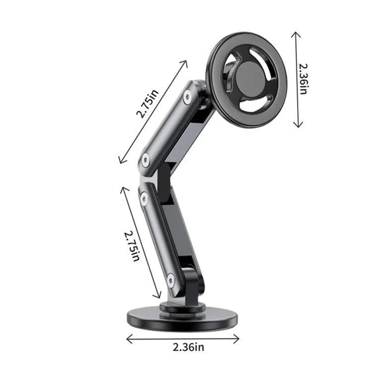 C13 Multi-Angle Adjustable Car Phone Mount Compatible with MagSafe Magnetic Car Phone Holder