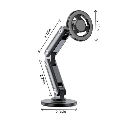 C13 Multi-Angle Adjustable Car Phone Mount Compatible with MagSafe Magnetic Car Phone Holder
