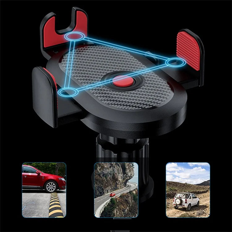 ZUZG Z19 Car Air Outlet Phone Holder 360 Degree Rotation ABS Phone Mount Bracket