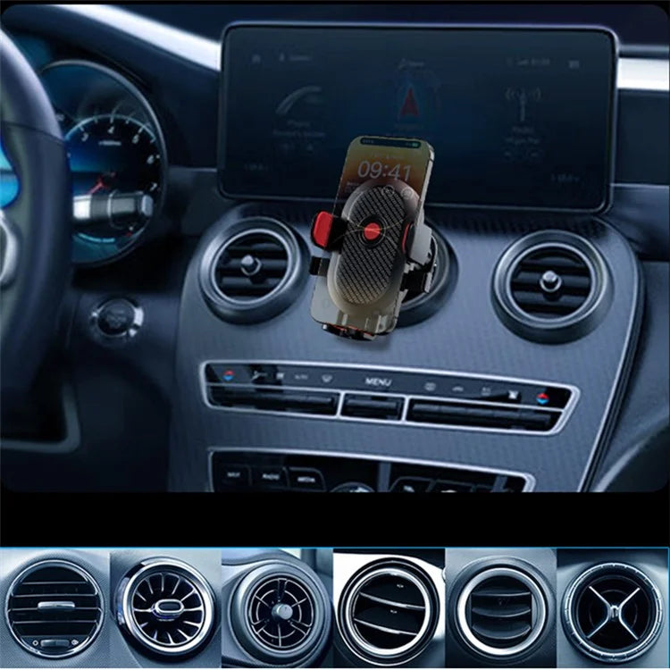 ZUZG Z19 Car Air Outlet Phone Holder 360 Degree Rotation ABS Phone Mount Bracket