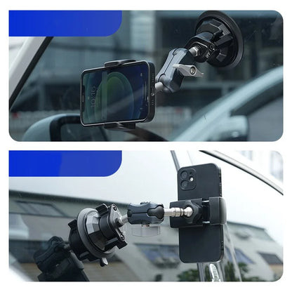 LANPARTE TBA-01 Car Windshield Window Phone Holder Suction Cup Adjustable Phone Shooting Bracket