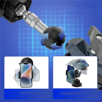 LANPARTE TBA-01 Car Windshield Window Phone Holder Suction Cup Adjustable Phone Shooting Bracket
