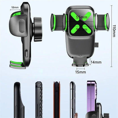 A034 10th Gen Y-shaped Base Car Air Vent Hook Mount Bracket Plastic Mobile Phone Holder