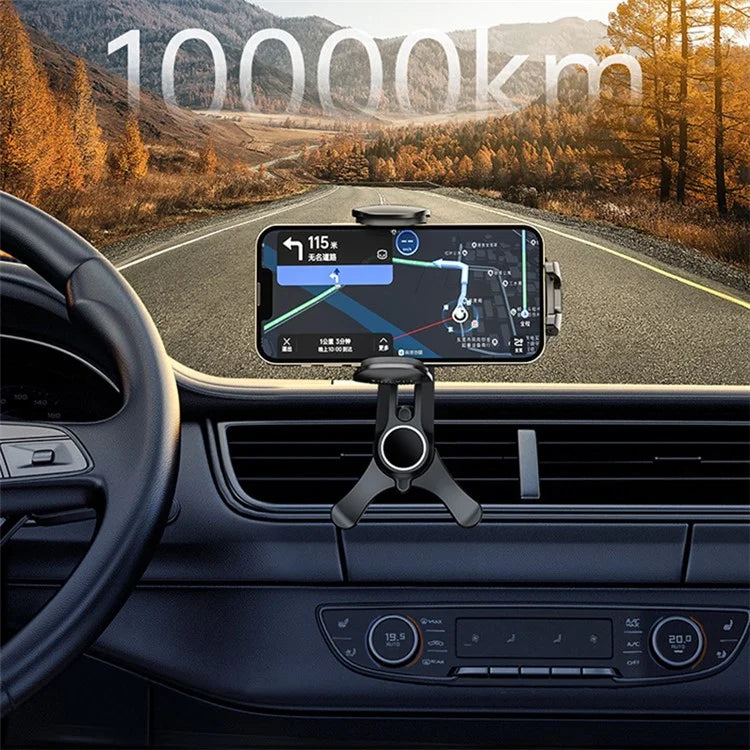 A034 10th Gen Y-shaped Base Car Air Vent Hook Mount Bracket Plastic Mobile Phone Holder