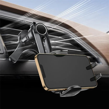 A034 10th Gen Y-shaped Base Car Air Vent Hook Mount Bracket Plastic Mobile Phone Holder