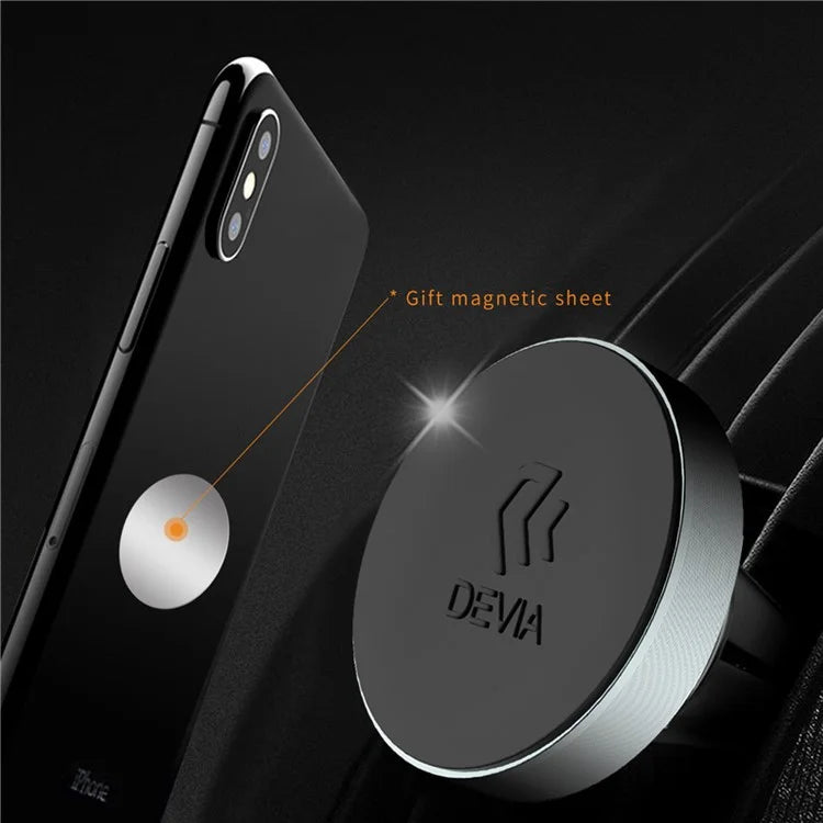 DEVIA Circle Series Magnetic Phone Mount for Car Air Vent Universal Cell Phone Holder