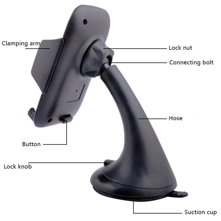 Car Windshield / Dashboard Suction Cup Base Mobile Phone Holder Bracket
