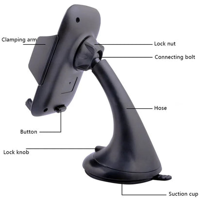 Car Windshield / Dashboard Suction Cup Base Mobile Phone Holder Bracket