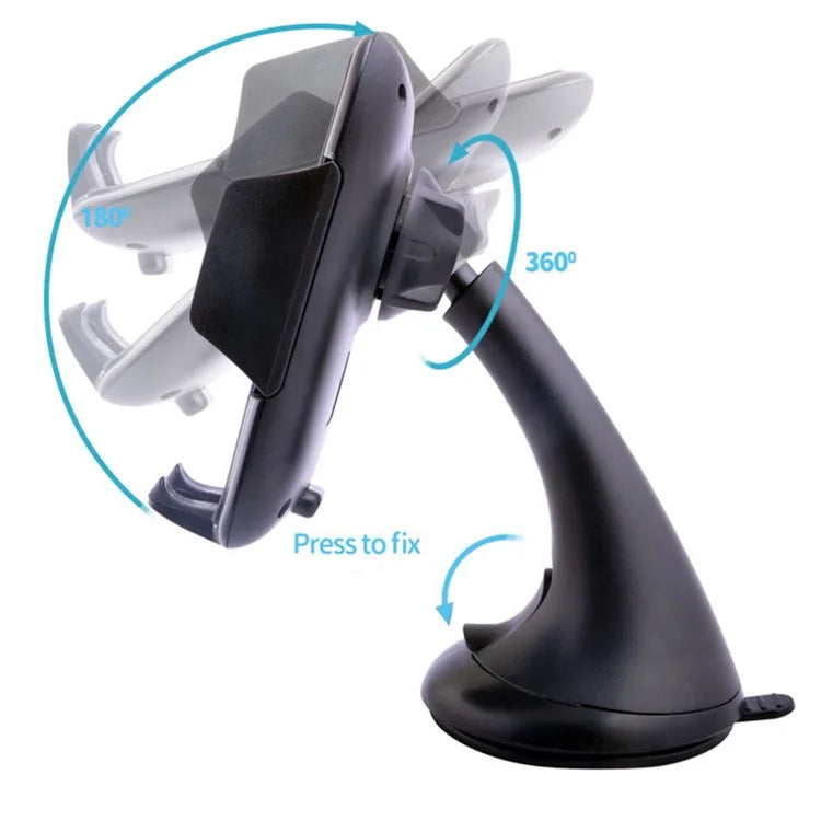 Car Windshield / Dashboard Suction Cup Base Mobile Phone Holder Bracket