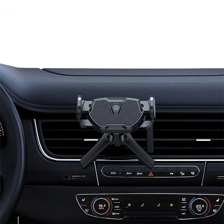 USAMS ZJ077 Mini Car Phone Holder Air Vent Mobile Phone Mount Stand for 4.7-6.9 inch Phone
