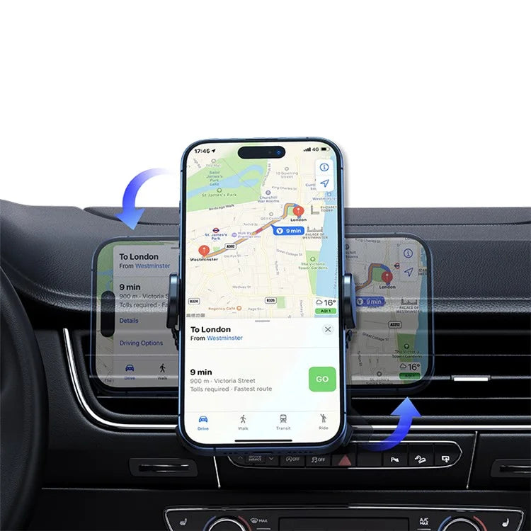 USAMS ZJ077 Mini Car Phone Holder Air Vent Mobile Phone Mount Stand for 4.7-6.9 inch Phone