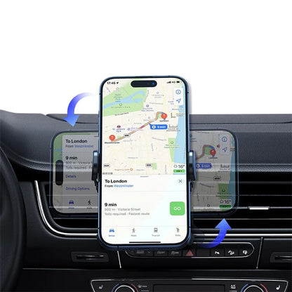 USAMS ZJ077 Mini Car Phone Holder Air Vent Mobile Phone Mount Stand for 4.7-6.9 inch Phone