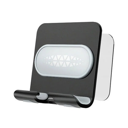 B10 Wall Mount Phone Holder Punch-free Bathroom Adjustable Angle Tablet Stand