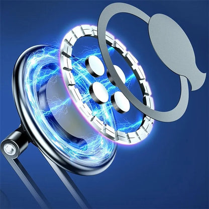 D27 Desktop Magnetic Phone Stand Folding Car Phone Holder for Tesla Floating Screen