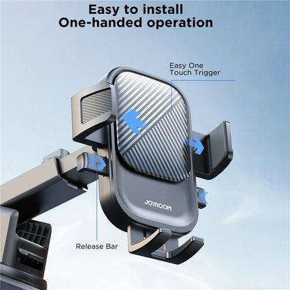 JOYROOM JR-OK6 Car Dashboard Self-Adhesive Mounting Cell Phone Clamp Holder Bracket
