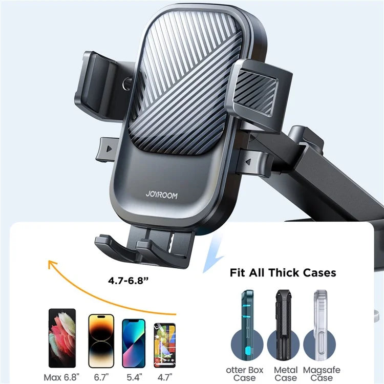 JOYROOM JR-OK6 Car Dashboard Self-Adhesive Mounting Cell Phone Clamp Holder Bracket