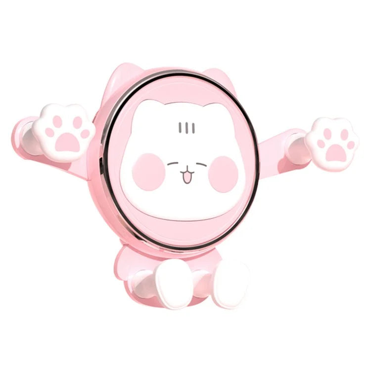 ICARER FAMILY Cat Paw Design Gravity Car Phone Holder