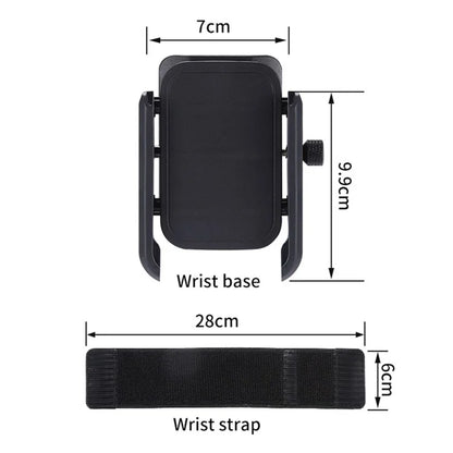 XW-W01 4.0-7.0 inch Phone Holder for iPhone 16 / 16 Plus / 16 Pro / 16 Pro Max Running Fitness Wristband Armband Phone Mount Bracket