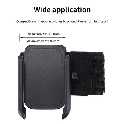 XW-W01 4.0-7.0 inch Running Wristband Phone Holder for iPhone 16 / 16 Plus / 16 Pro / 16 Pro Max Jogging Wrist Bands 360° Rotatable