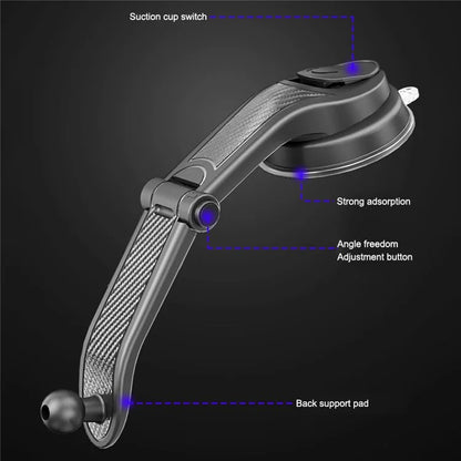 ES281 For 4-6.7 Inch Phone Mount for Car Dashboard Windshield Air Vent Suction Cup Phone Holder