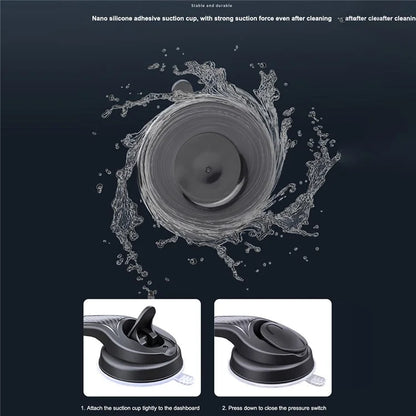ES281 For 4-6.7 Inch Phone Mount for Car Dashboard Windshield Air Vent Suction Cup Phone Holder