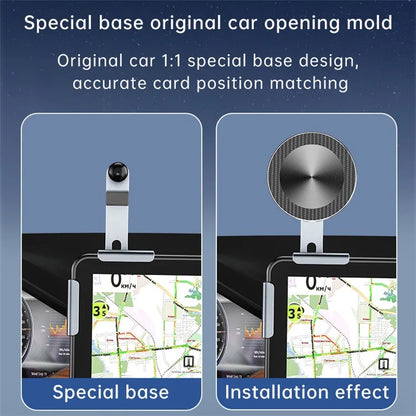 P10 For Tesla Car Screen Base New Energy Vehicle Aluminum Alloy Navigation Bracket