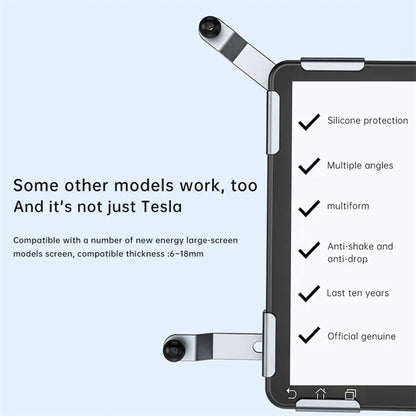 P10 For Tesla Car Screen Base New Energy Vehicle Aluminum Alloy Navigation Bracket