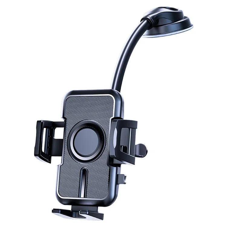 D55+RG Car Dashboard  /  Windshield Mount Long Arm Suction Cup Base Phone Holder Bracket