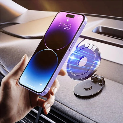 Alloy Car Mount Phone Holder Compatible with MagSafe Magnetic Phone Stand Bracket