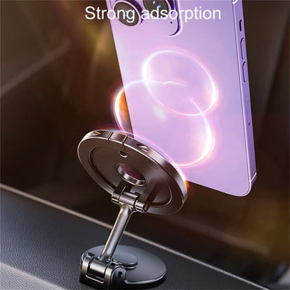 Alloy Car Mount Phone Holder Compatible with MagSafe Magnetic Phone Stand Bracket