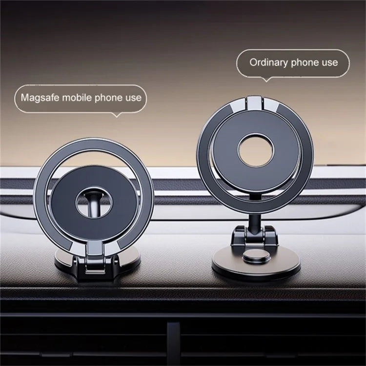 Alloy Car Mount Phone Holder Compatible with MagSafe Magnetic Phone Stand Bracket