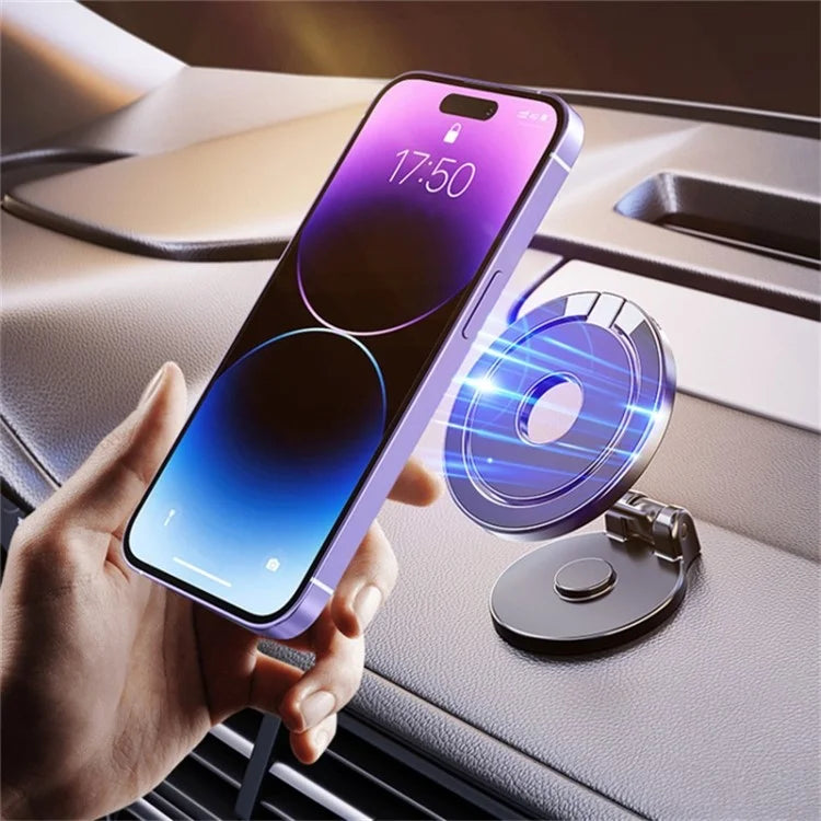 Alloy Car Mount Phone Holder Compatible with MagSafe Magnetic Phone Stand Bracket