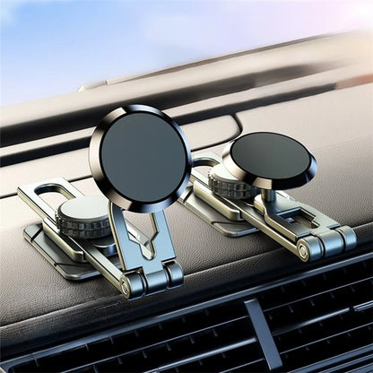 D31 Foldable Magnetic Phone Holder Car Mount Stable Cell Phone Bracket